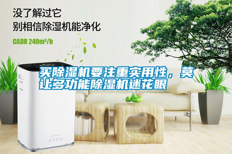 買除濕機(jī)要注重實(shí)用性，莫讓多功能除濕機(jī)迷花眼