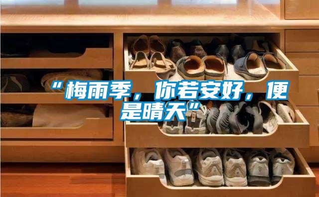 “梅雨季，你若安好，便是晴天”