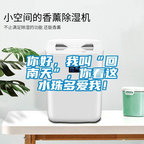 你好，我叫“回南天”，你看這水珠多愛我！