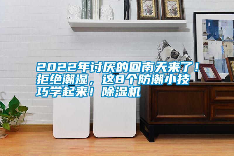 2022年討厭的回南天來了！拒絕潮濕，這8個防潮小技巧學起來！除濕機