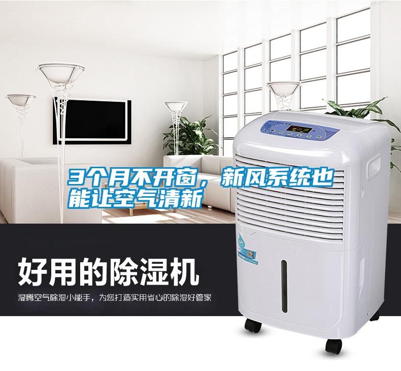 3個(gè)月不開窗，新風(fēng)系統(tǒng)也能讓空氣清新