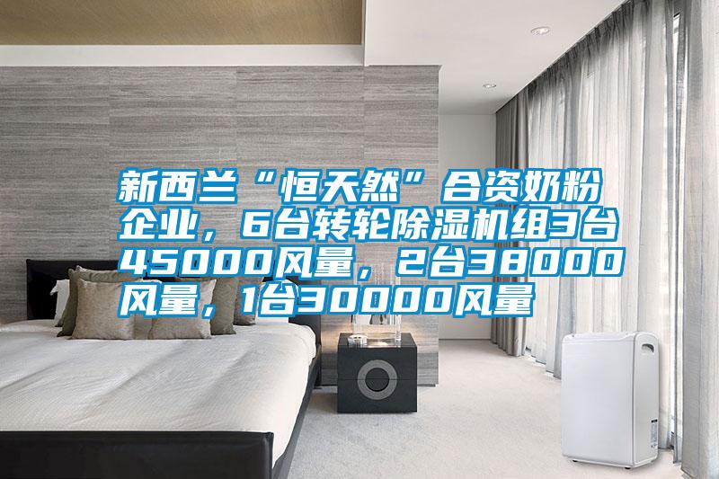 新西蘭“恒天然”合資奶粉企業(yè)，6臺(tái)轉(zhuǎn)輪除濕機(jī)組3臺(tái)45000風(fēng)量，2臺(tái)38000風(fēng)量，1臺(tái)30000風(fēng)量