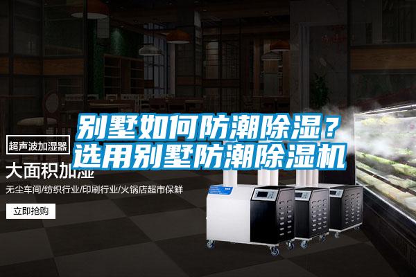 別墅如何防潮除濕？選用別墅防潮除濕機