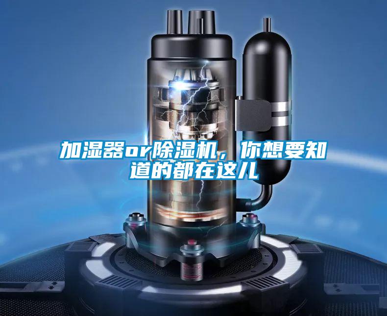 加濕器or除濕機(jī)，你想要知道的都在這兒