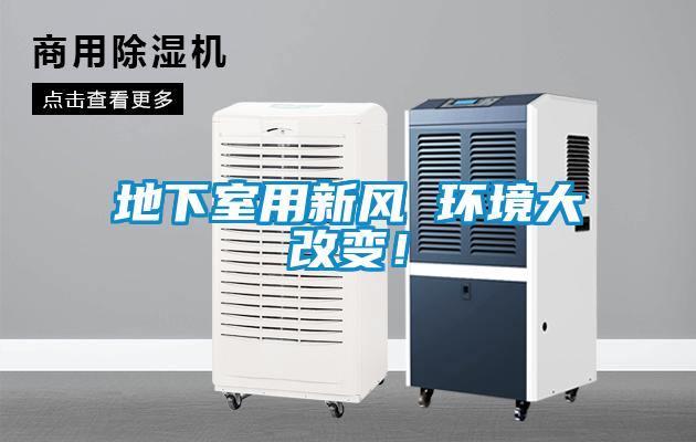 地下室用新風(fēng) 環(huán)境大改變！