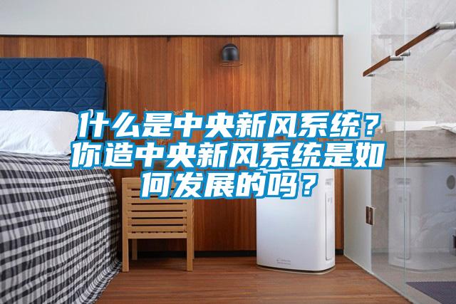 什么是中央新風(fēng)系統(tǒng)？你造中央新風(fēng)系統(tǒng)是如何發(fā)展的嗎？