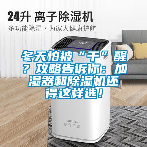 冬天怕被“干”醒？攻略告訴你：加濕器和除濕機(jī)還得這樣選！