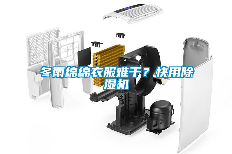 冬雨綿綿衣服難干？快用除濕機