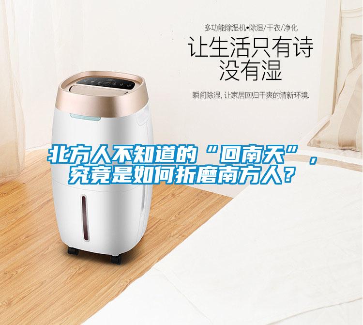 北方人不知道的“回南天”，究竟是如何折磨南方人？