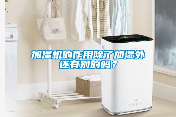 加濕機(jī)的作用除了加濕外還有別的嗎？