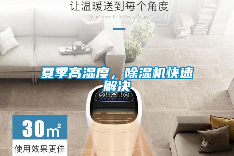 夏季高濕度，除濕機快速解決