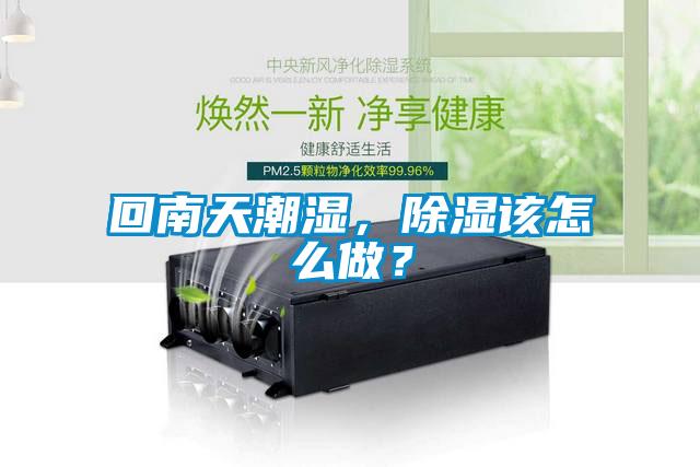 回南天潮濕，除濕該怎么做？
