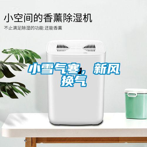 小雪氣寒，新風(fēng)換氣