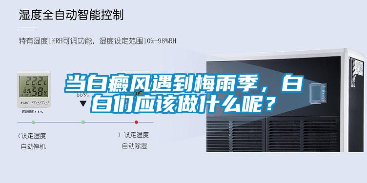 當白癜風遇到梅雨季，白白們應該做什么呢？
