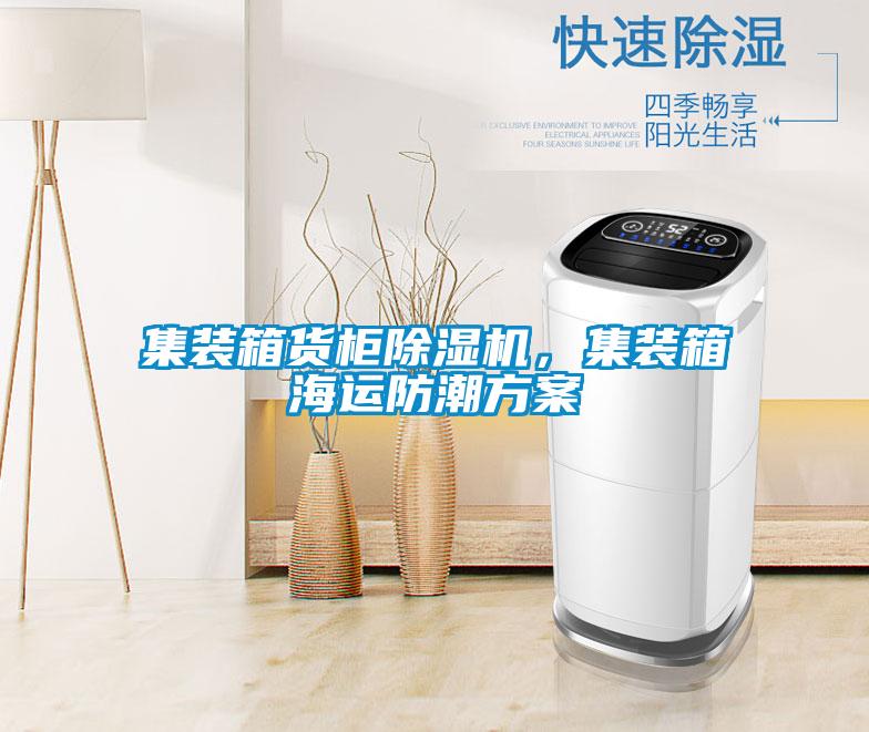 集裝箱貨柜除濕機(jī)，集裝箱海運(yùn)防潮方案