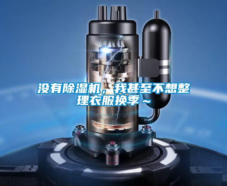 沒有除濕機，我甚至不想整理衣服換季～