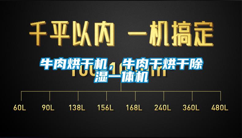 牛肉烘干機(jī)，牛肉干烘干除濕一體機(jī)