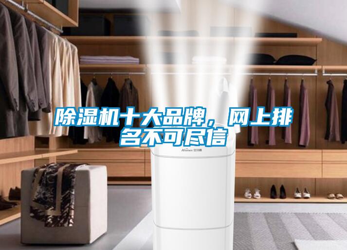 除濕機(jī)十大品牌，網(wǎng)上排名不可盡信