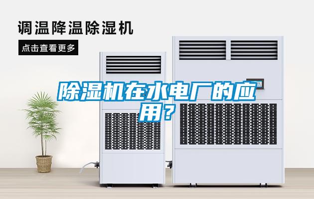 除濕機(jī)在水電廠的應(yīng)用？