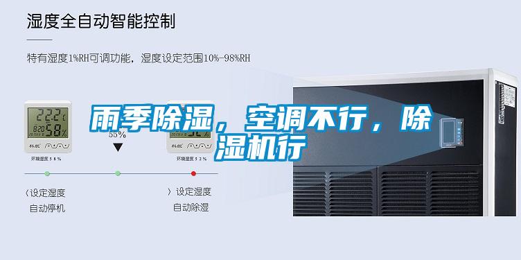 雨季除濕，空調(diào)不行，除濕機(jī)行