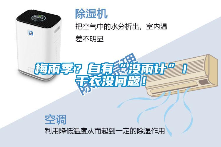 梅雨季？自有“沒雨計”！干衣沒問題！