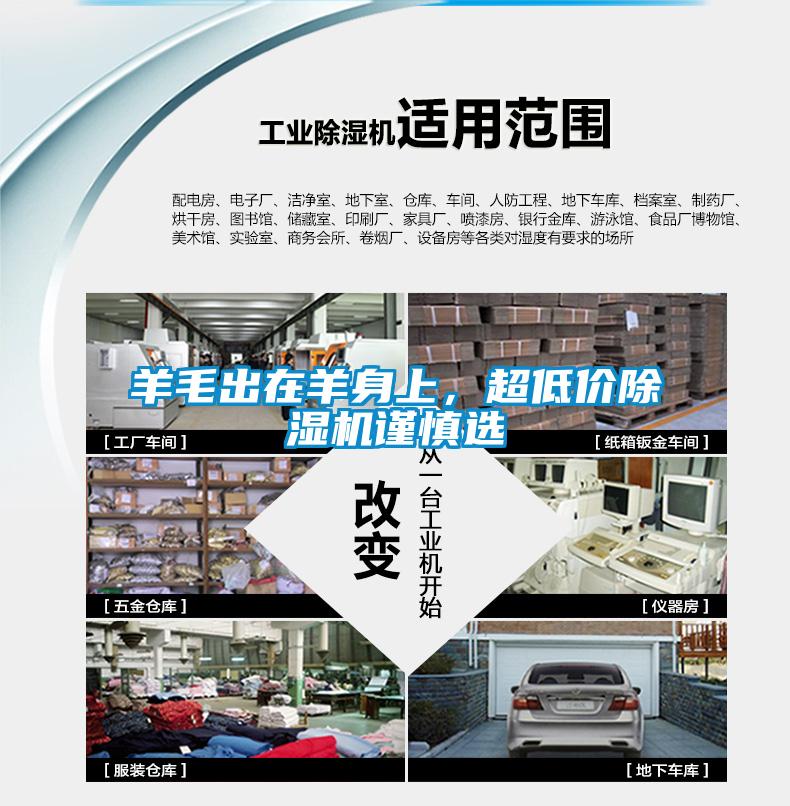 羊毛出在羊身上，超低價(jià)除濕機(jī)謹(jǐn)慎選