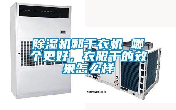 除濕機(jī)和干衣機(jī) 哪個(gè)更好，衣服干的效果怎么樣