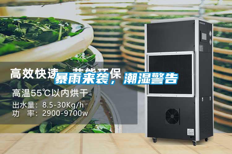 暴雨來襲，潮濕警告