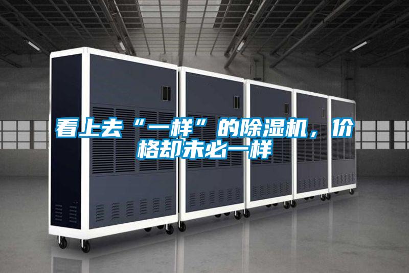 看上去“一樣”的除濕機(jī)，價(jià)格卻未必一樣