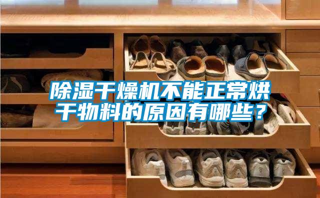 除濕干燥機(jī)不能正常烘干物料的原因有哪些？
