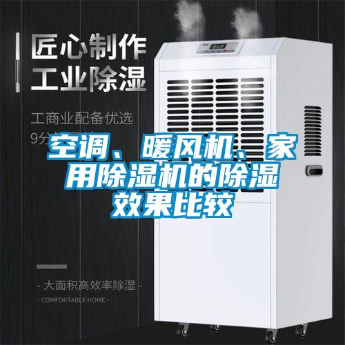 空調(diào)、暖風(fēng)機、家用除濕機的除濕效果比較