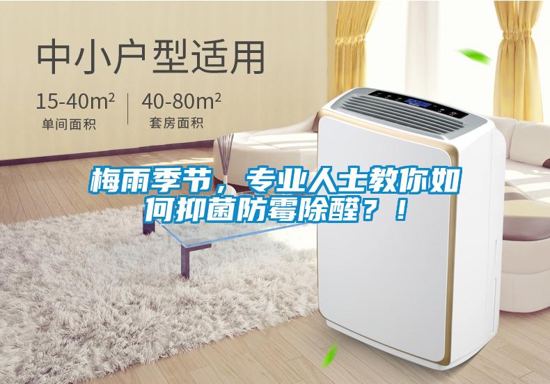 梅雨季節(jié)，專業(yè)人士教你如何抑菌防霉除醛？！