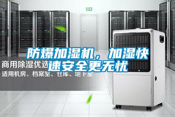 防爆加濕機(jī)，加濕快速安全更無憂