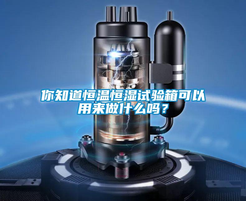 你知道恒溫恒濕試驗箱可以用來做什么嗎？