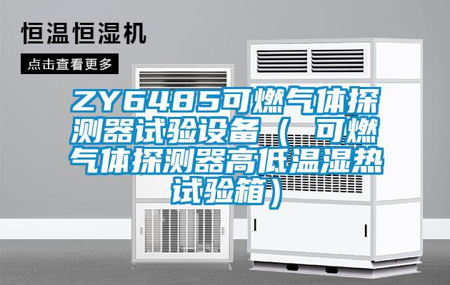ZY6485可燃?xì)怏w探測器試驗設(shè)備（ 可燃?xì)怏w探測器高低溫濕熱試驗箱）