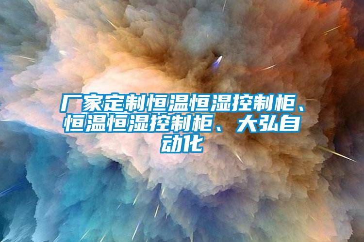 廠家定制恒溫恒濕控制柜、恒溫恒濕控制柜、大弘自動(dòng)化