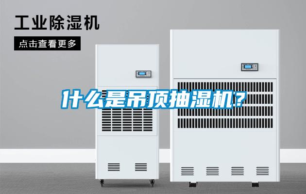 什么是吊頂抽濕機？