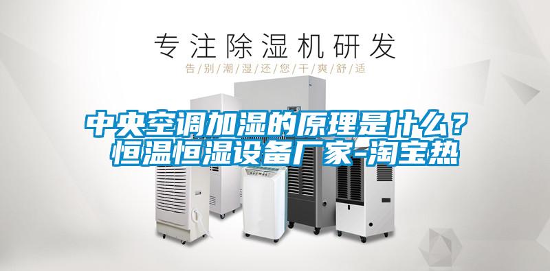 中央空調(diào)加濕的原理是什么？ 恒溫恒濕設(shè)備廠家-淘寶熱