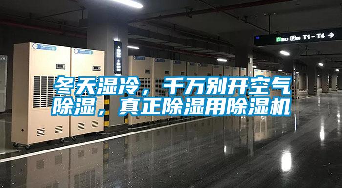冬天濕冷，千萬別開空氣除濕，真正除濕用除濕機