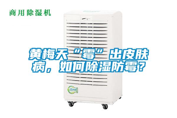 黃梅天“霉”出皮膚病，如何除濕防霉？