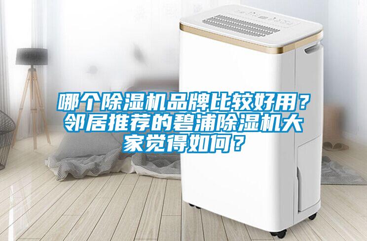 哪個(gè)除濕機(jī)品牌比較好用？鄰居推薦的碧浦除濕機(jī)大家覺得如何？