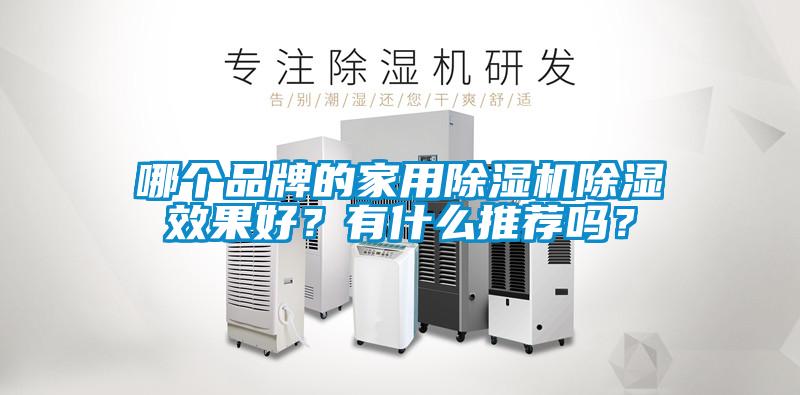 哪個(gè)品牌的家用除濕機(jī)除濕效果好？有什么推薦嗎？