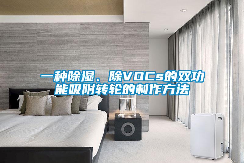 一種除濕、除VOCs的雙功能吸附轉(zhuǎn)輪的制作方法