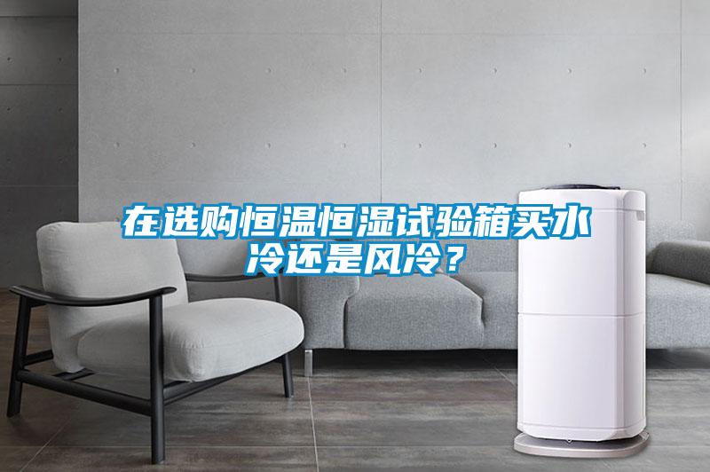 在選購恒溫恒濕試驗(yàn)箱買水冷還是風(fēng)冷？