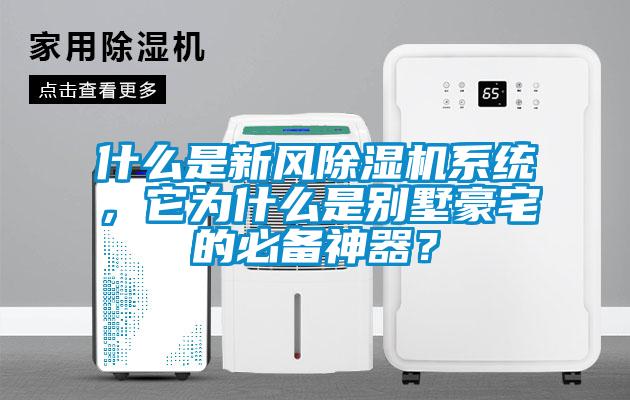 什么是新風(fēng)除濕機(jī)系統(tǒng)，它為什么是別墅豪宅的必備神器？