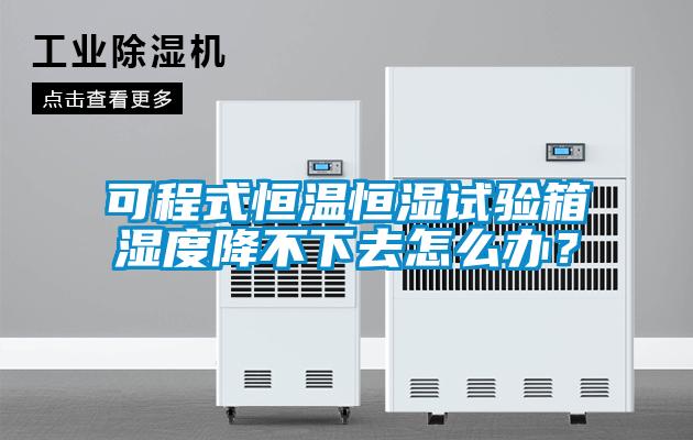 可程式恒溫恒濕試驗箱濕度降不下去怎么辦？
