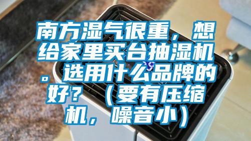 南方濕氣很重，想給家里買臺(tái)抽濕機(jī)。選用什么品牌的好？（要有壓縮機(jī)，噪音?。?/></p>
						    <p style=