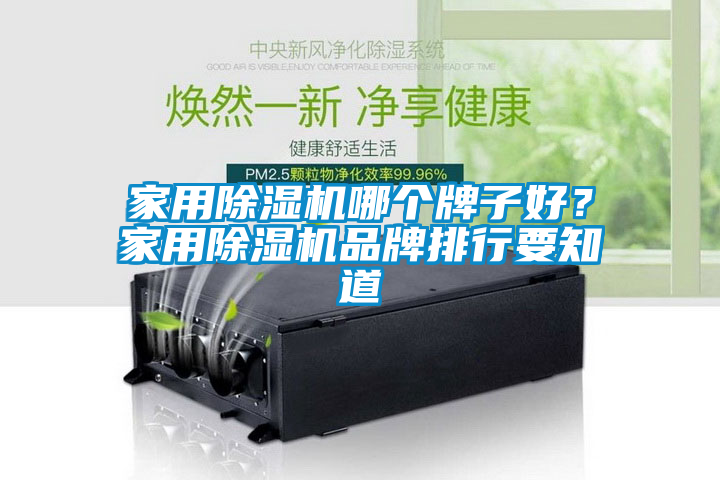 家用除濕機(jī)哪個牌子好？家用除濕機(jī)品牌排行要知道