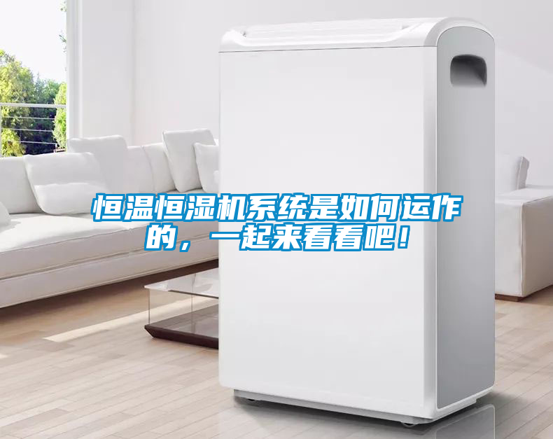 恒溫恒濕機系統是如何運作的，一起來看看吧！