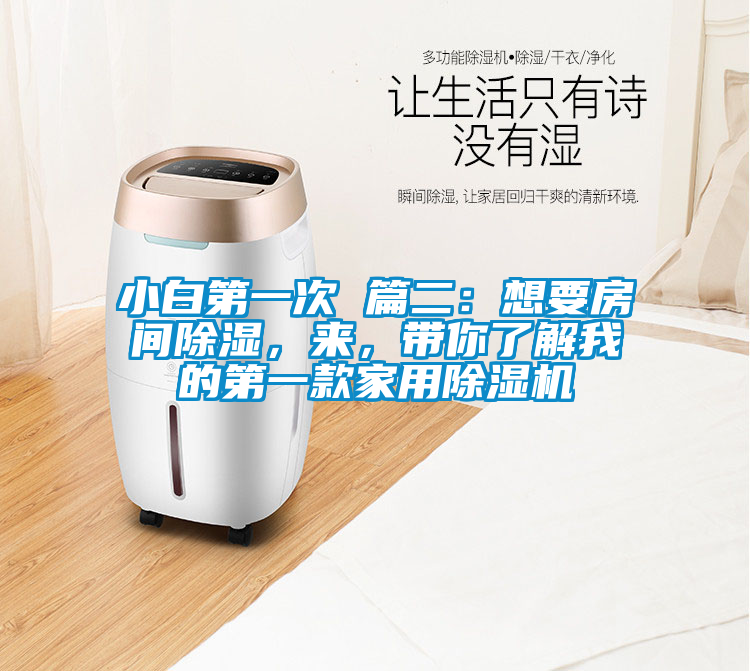 小白第一次 篇二：想要房間除濕，來，帶你了解我的第一款家用除濕機